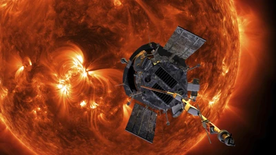 NASA Spacecraft Approaching the Sun: A Stunning Digital Composite of Solar Exploration