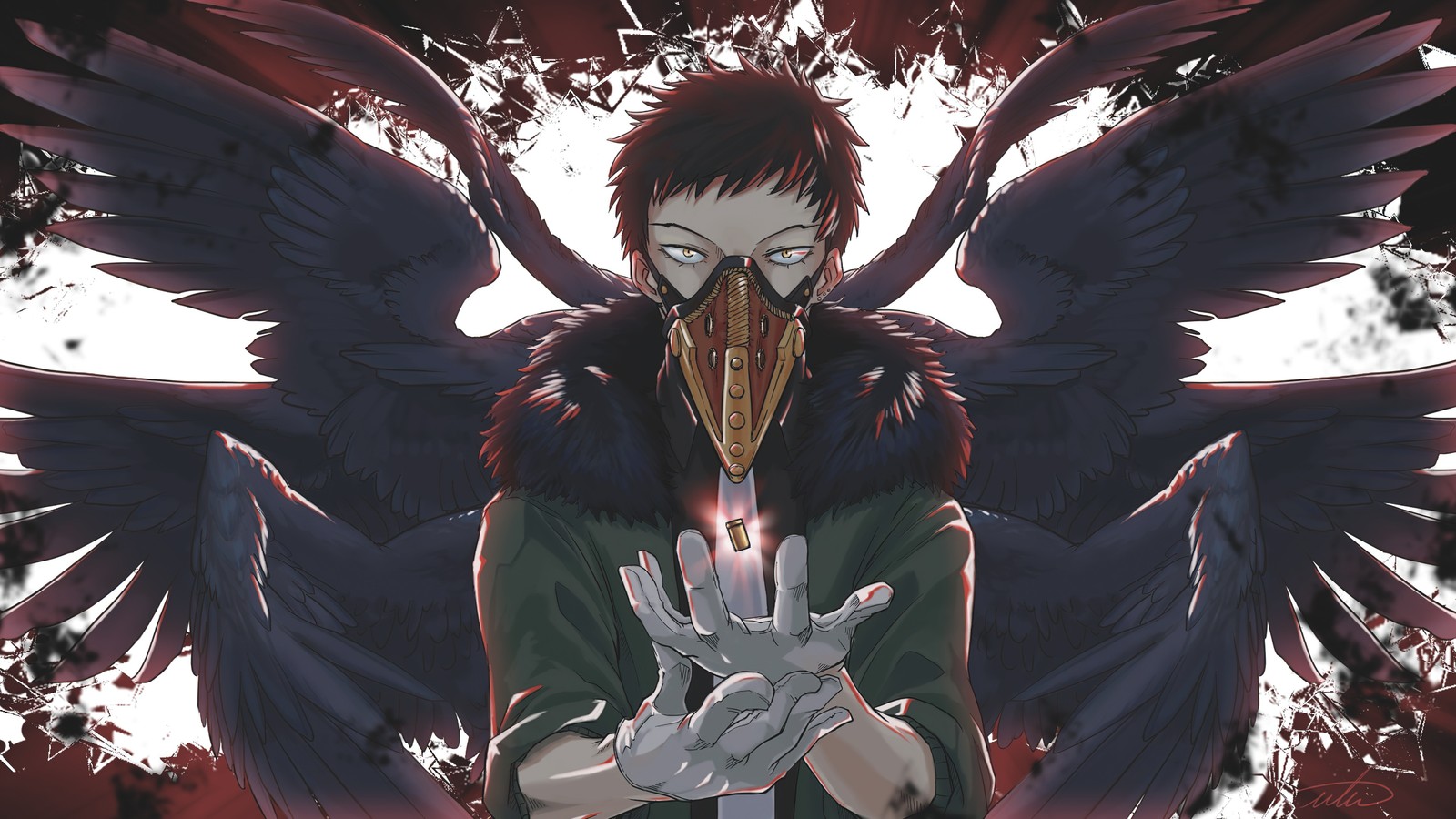 Anime, anime, dämon, dämon, dämonenjäger, dämonenjäger, dämonenjäger, dämonenjäger (überholung, kai chisaki, my hero academia, boku no hero academia, anime)