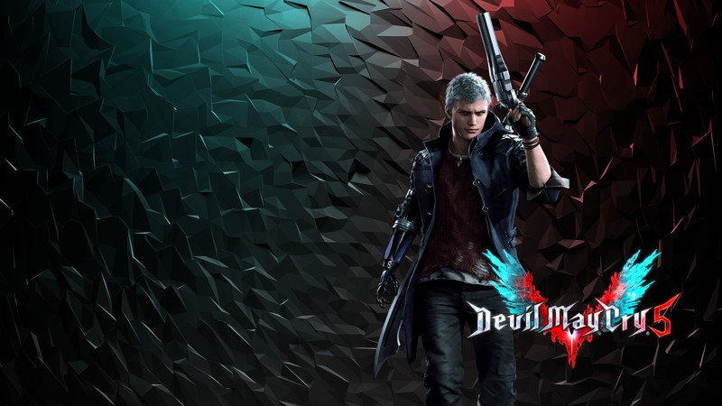 Обои devil may cry hd (нерон, револьвер, дьявол может плакать 5, devil may cry 5, видеоигра)