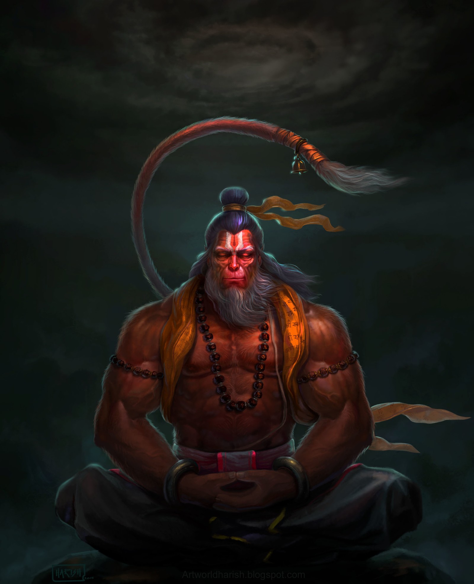 Baixar papel de parede bajrangabli, hanuman