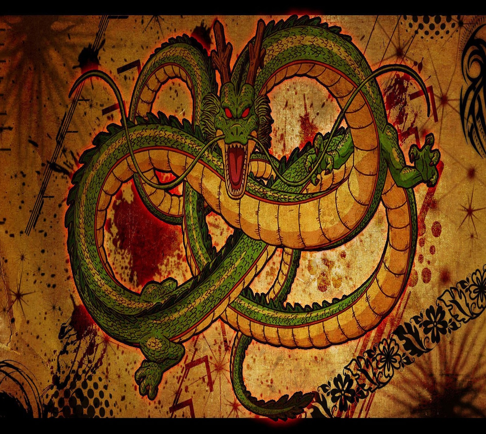 A close up of a painting of a dragon on a wall (abej, beograd, dragon)