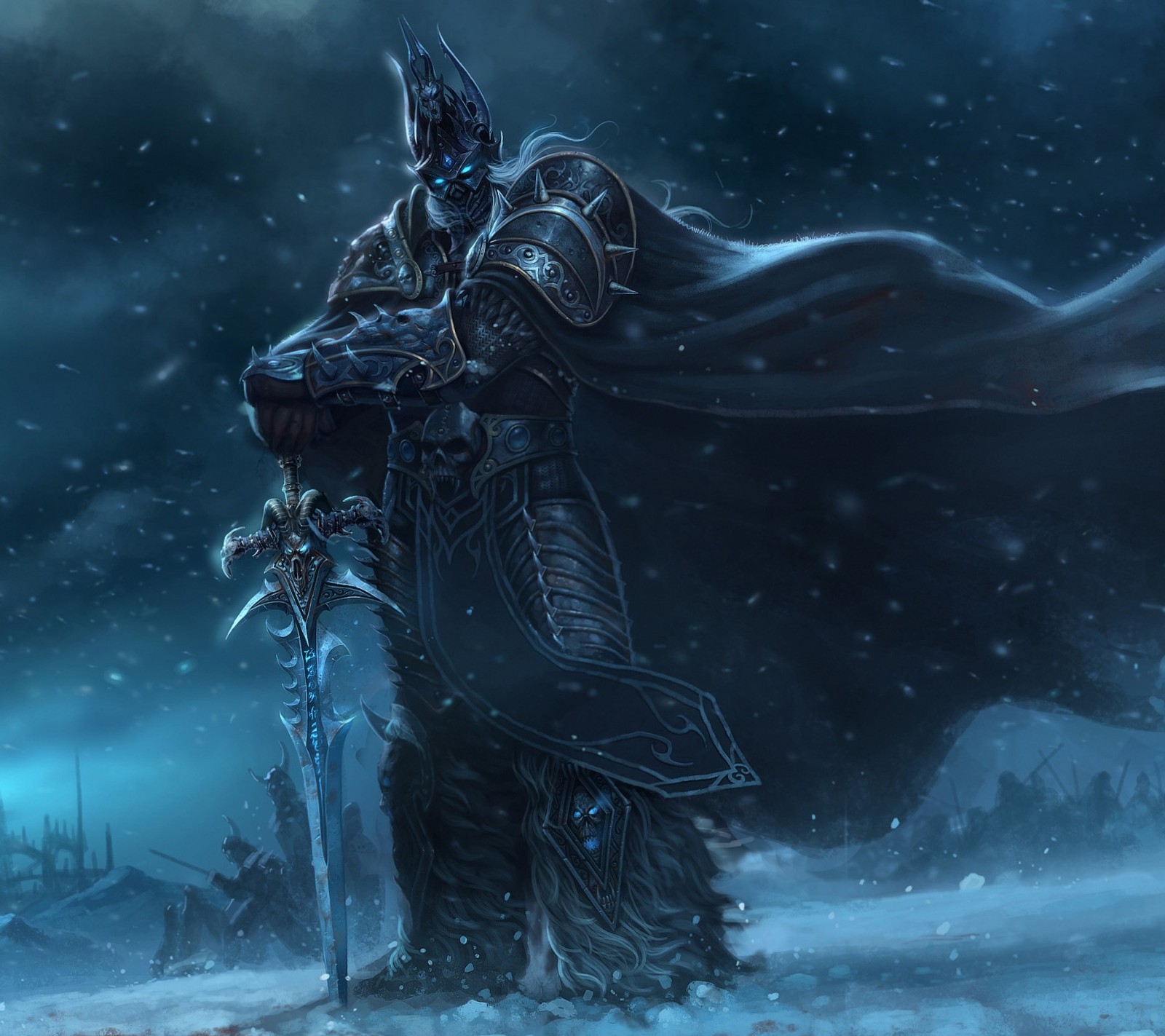 arthas, king, lich, warcraft Download Wallpaper