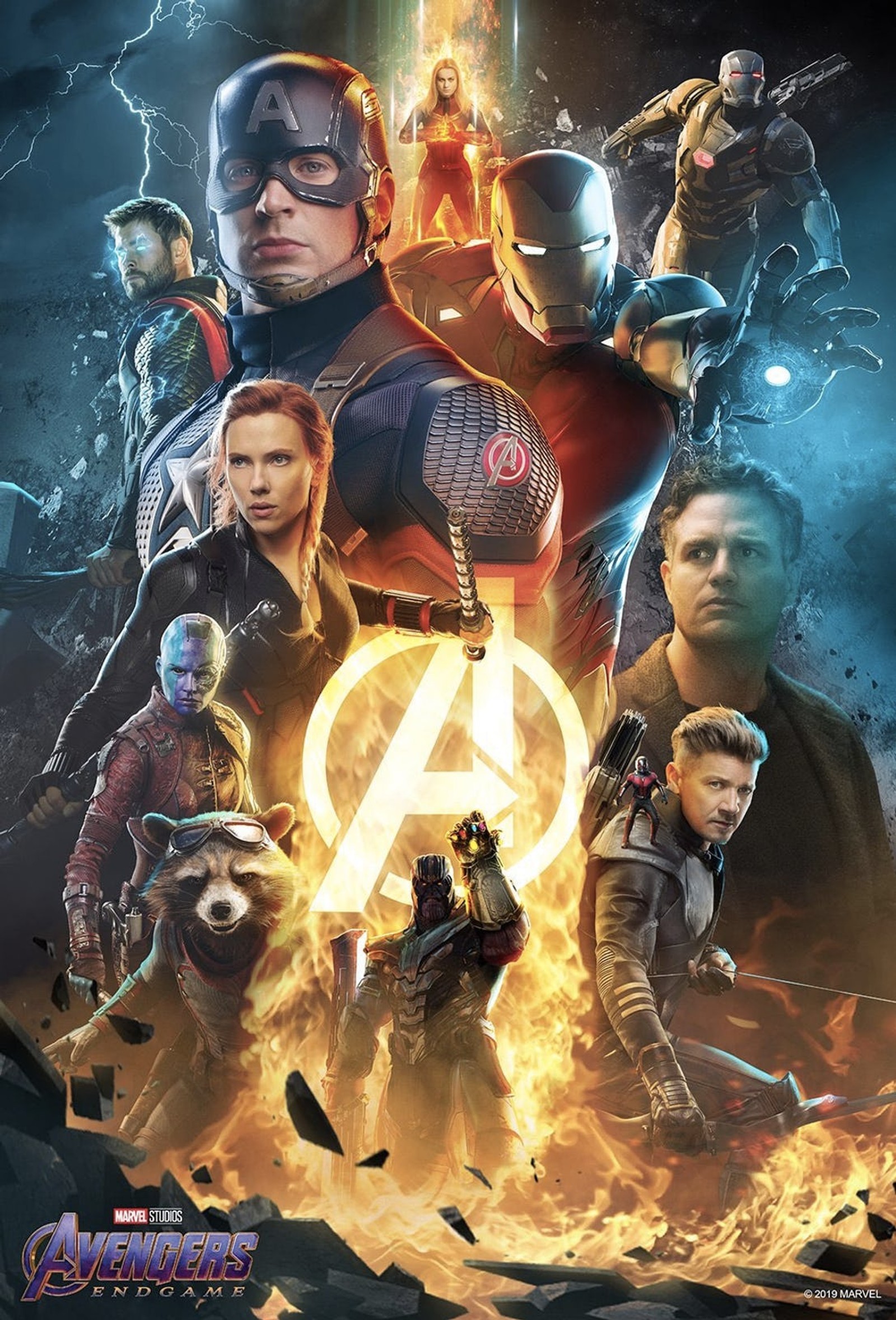 Avengers 4 filmplakat (avengers endgame, endspiel, endgame, remember the fallen)