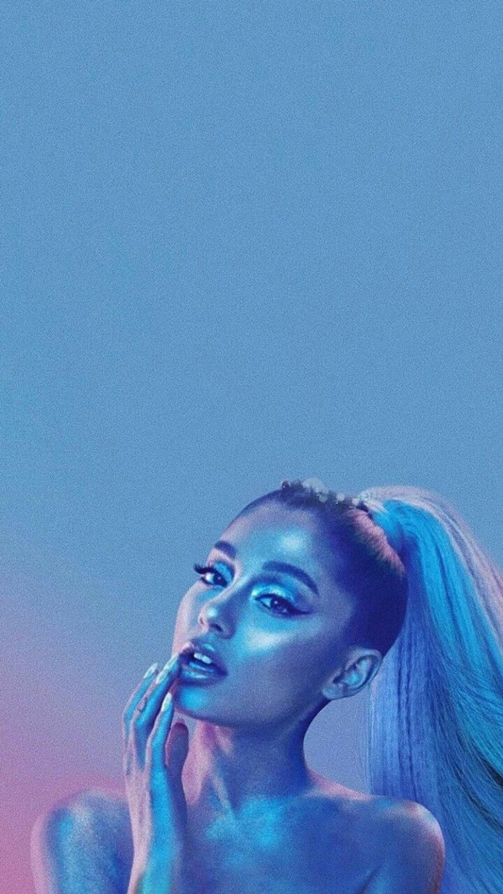 ariana grande, sweetener, ag5, thank u next, cloud wallpaper