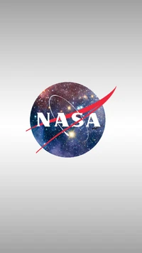 nasa, white, minimalist wallpaper