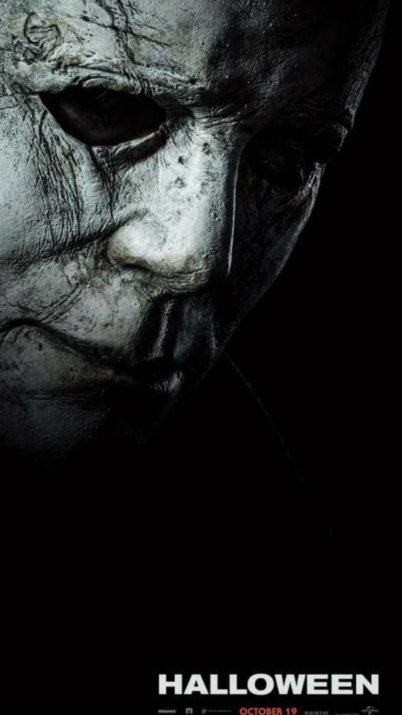 Постер для хэллоуина с майклом майерсом (майкл майерс, michael myers, постер фильма)