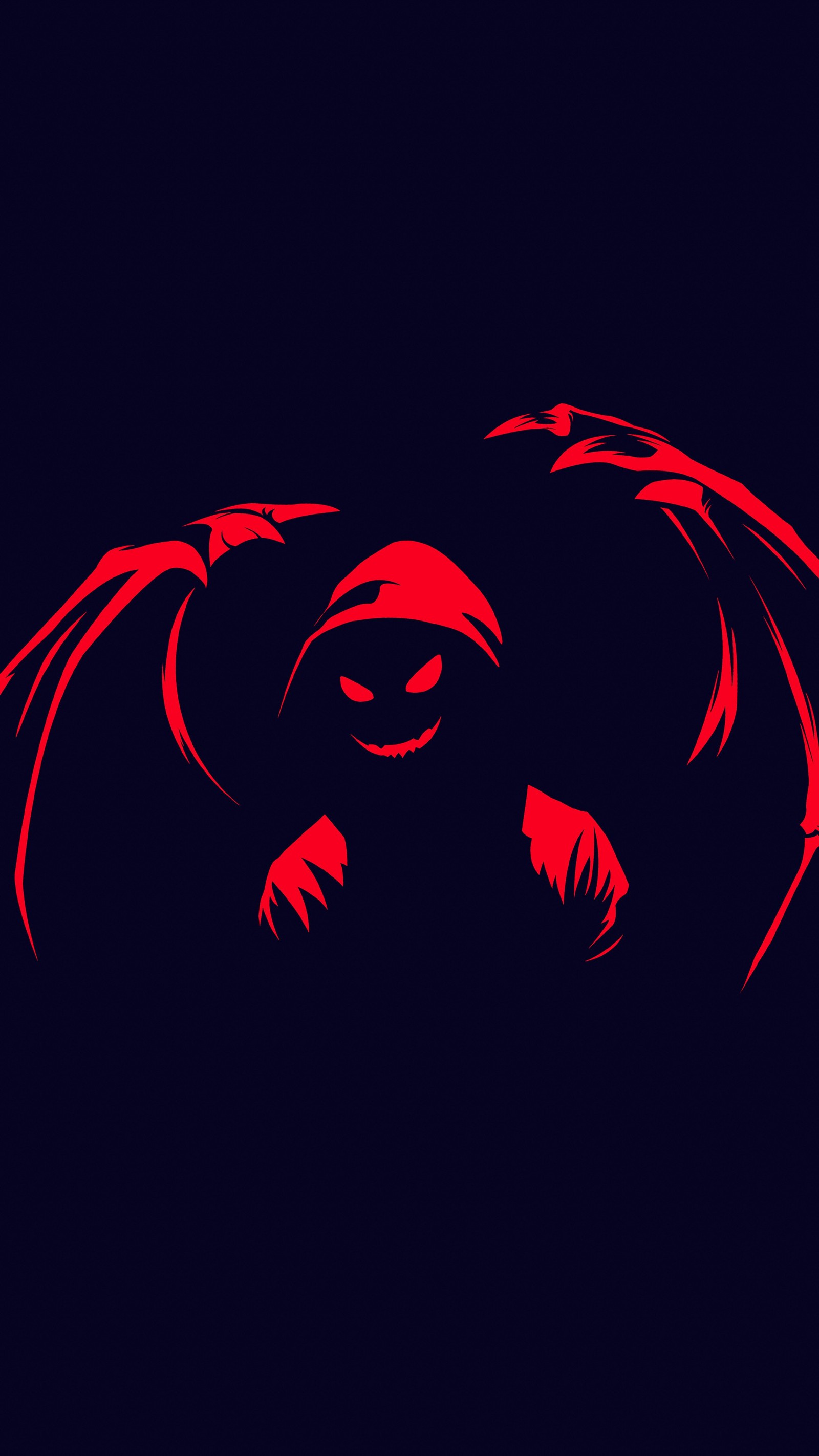 There is a red dragon on a black background with a black background (halloween, halloween walpapers)