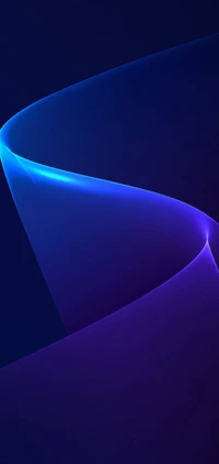 Abstract Blue Galaxy Pattern Wallpaper