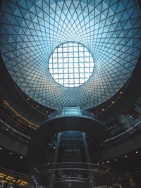 Symmetrical Dome and Skylight in New York Architecture