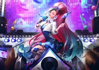 seraphine, kda, league of legends, k pop, games wallpaper