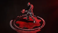 Soldado pronto para a batalha no emblema de Gears of War