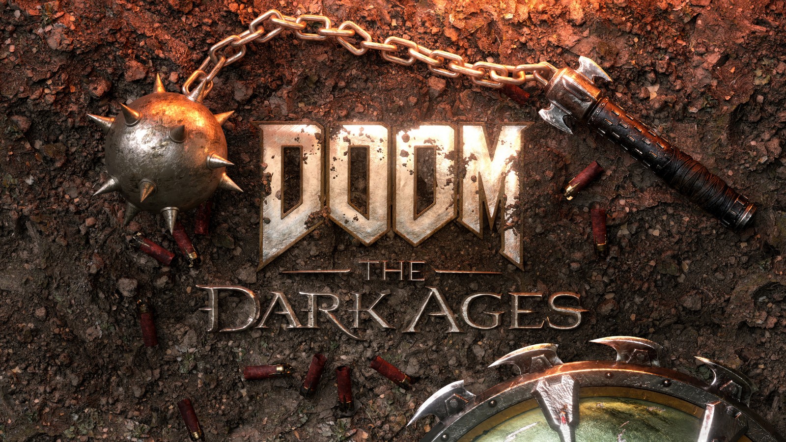 doom the dark ages, video game, logo Download Wallpaper