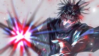 Choso unleashes a powerful sorcery attack in a dynamic anime battle scene.