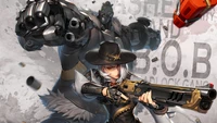 Ashe and B.O.B: Dynamic Duo of Overwatch