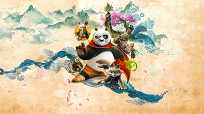 кунг фу панда 4, kung fu panda 4, анимация, 2024 фильмы, кино