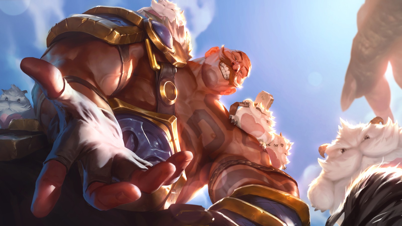 Скачать обои браум, braum, lol, league of legends, legends of runeterra