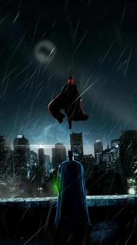 batman, superman wallpaper