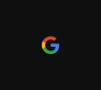 Logo de Google sur un fond noir (2015)