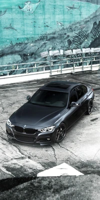 BMW F30 335i Sedan with Tuning in Urban Setting