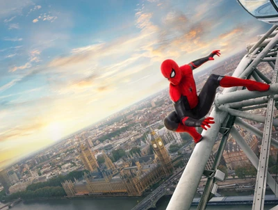 Spider-Man perché au-dessus de Londres : Une aventure Marvel