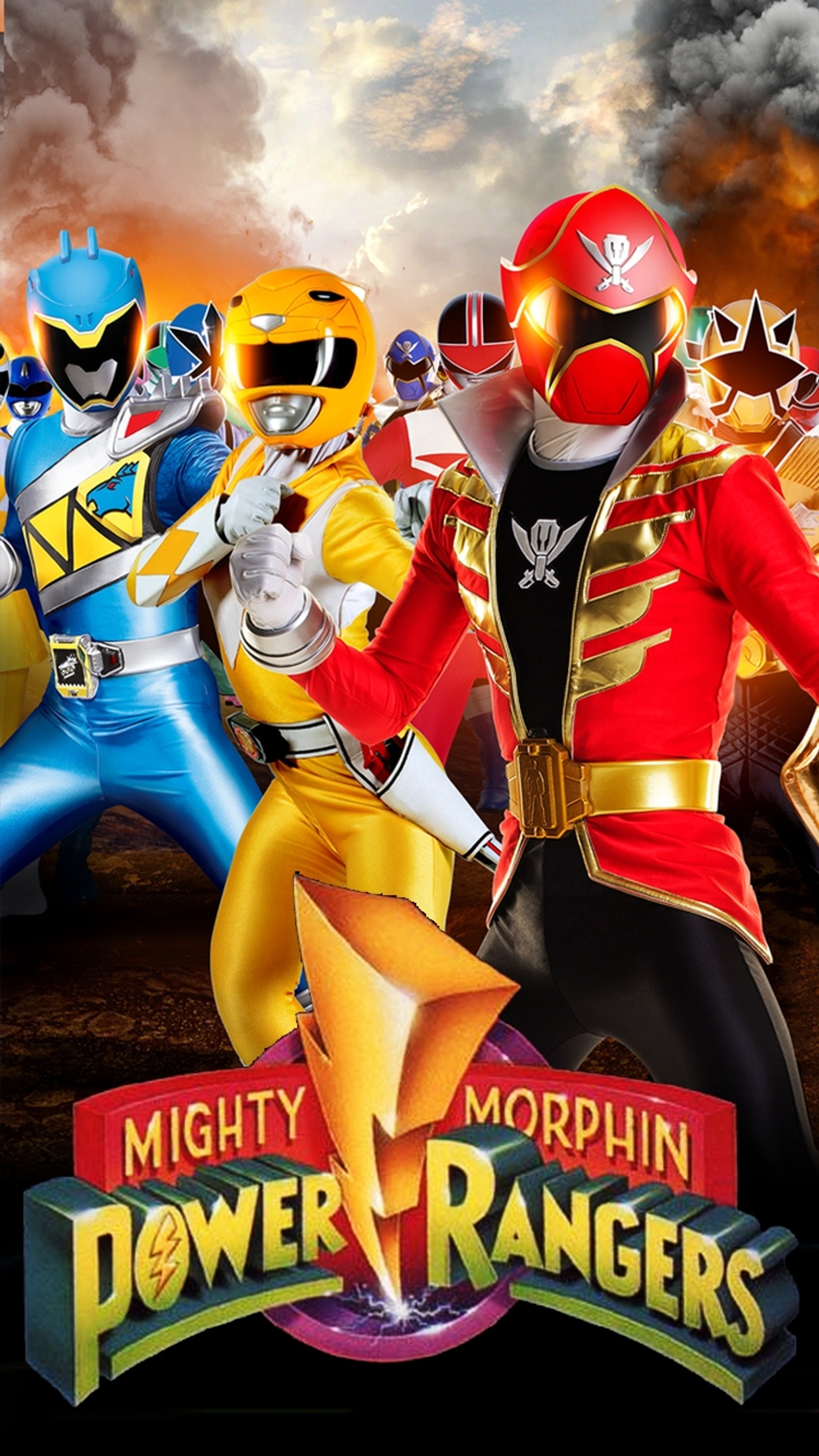 Mighty morphin power rangers temporada 1 (lendas, poder, rangers)