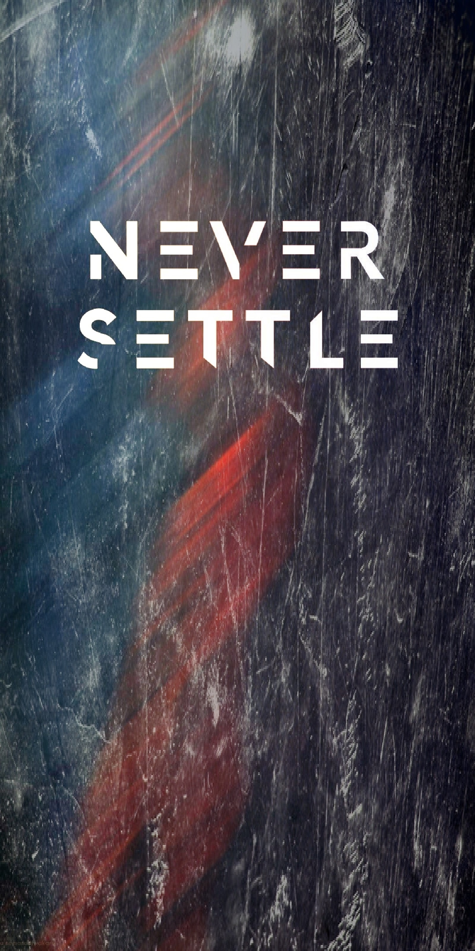 Скачать обои oneplus, 5t, 6t never settle, царапины