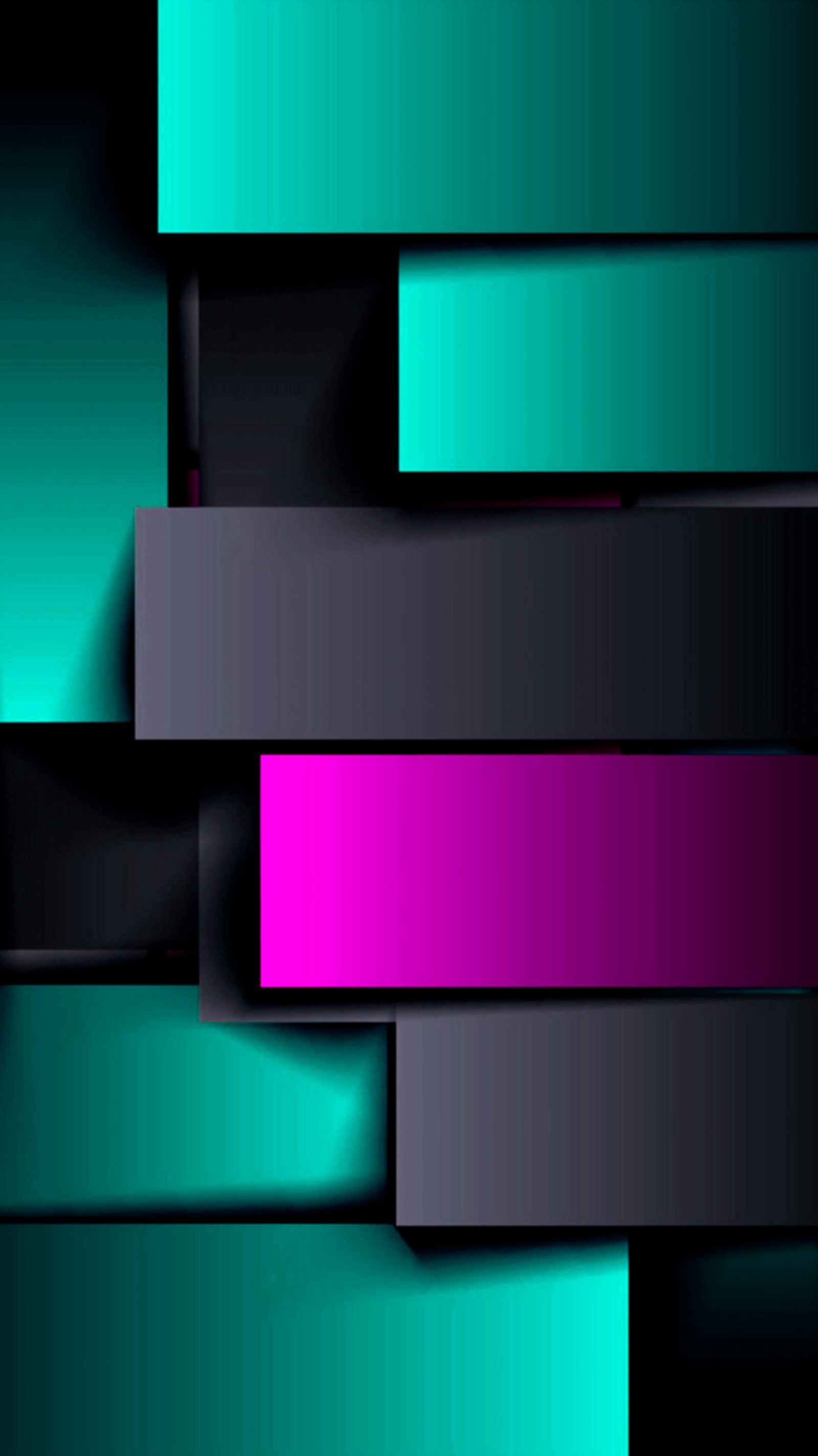 A close up of a purple and green abstract background with squares (abstract, cubes)