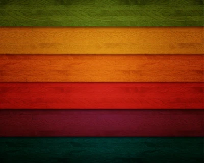 Vibrant Stripes of Nature: Colorful Planks