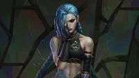 Jinx from Arcane: A Powerful Reflection of Chaos and Emotion