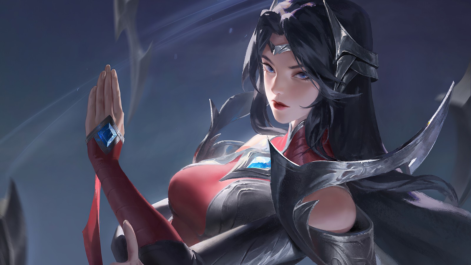 Скачать обои lol, league of legends, видеоигра, irelia