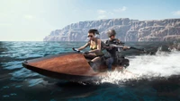 Aventure pleine d'action sur un jet ski dans PUBG