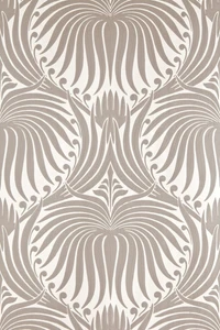 Monochromes Blumenmuster mit symmetrischem Design