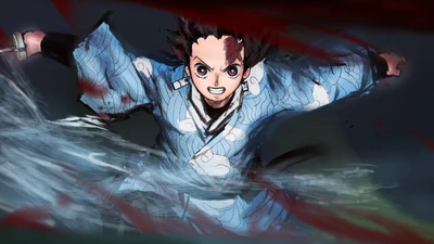 tanjirou kamado, kimetsu no yaiba, demon slayer kimetsu no yaiba, anime