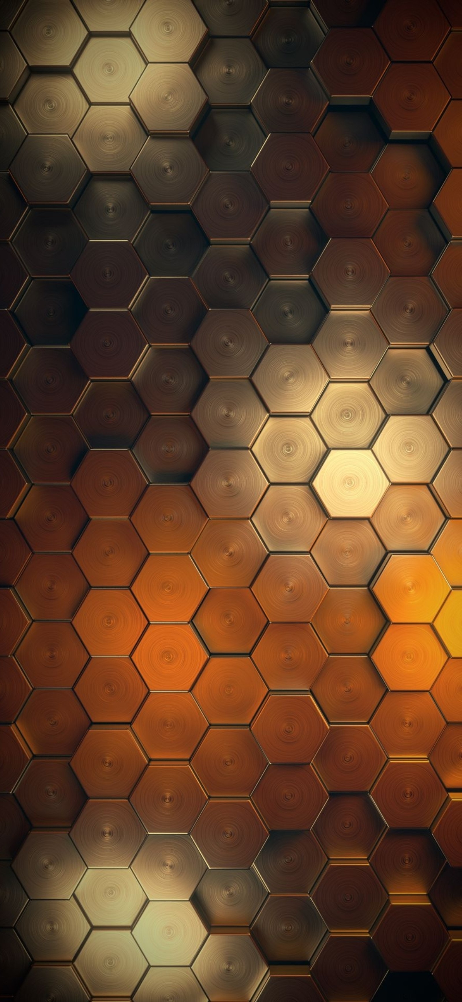 A close up of a wall with a lot of different colors (wall, illustration, hexagon, brown, amber)