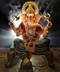 gajanana, ganesha, ganpati, señor, lord ganesha