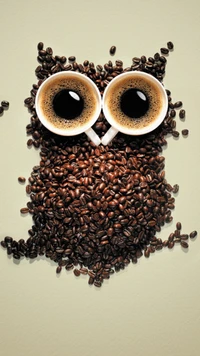 coffee, cute, drink, eyes, food wallpaper