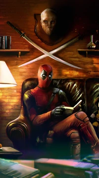 art, deadpool, fantasy, funny, hero wallpaper