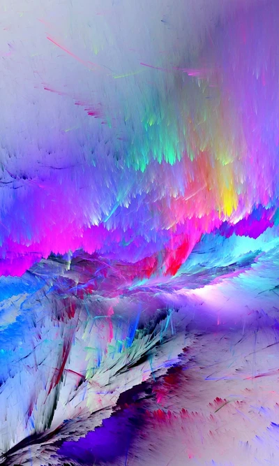 abstract, colorful