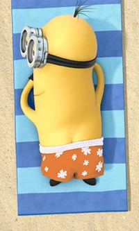 minion, auf, meer