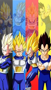 Transformations of Goku and Vegeta: A Visual Journey