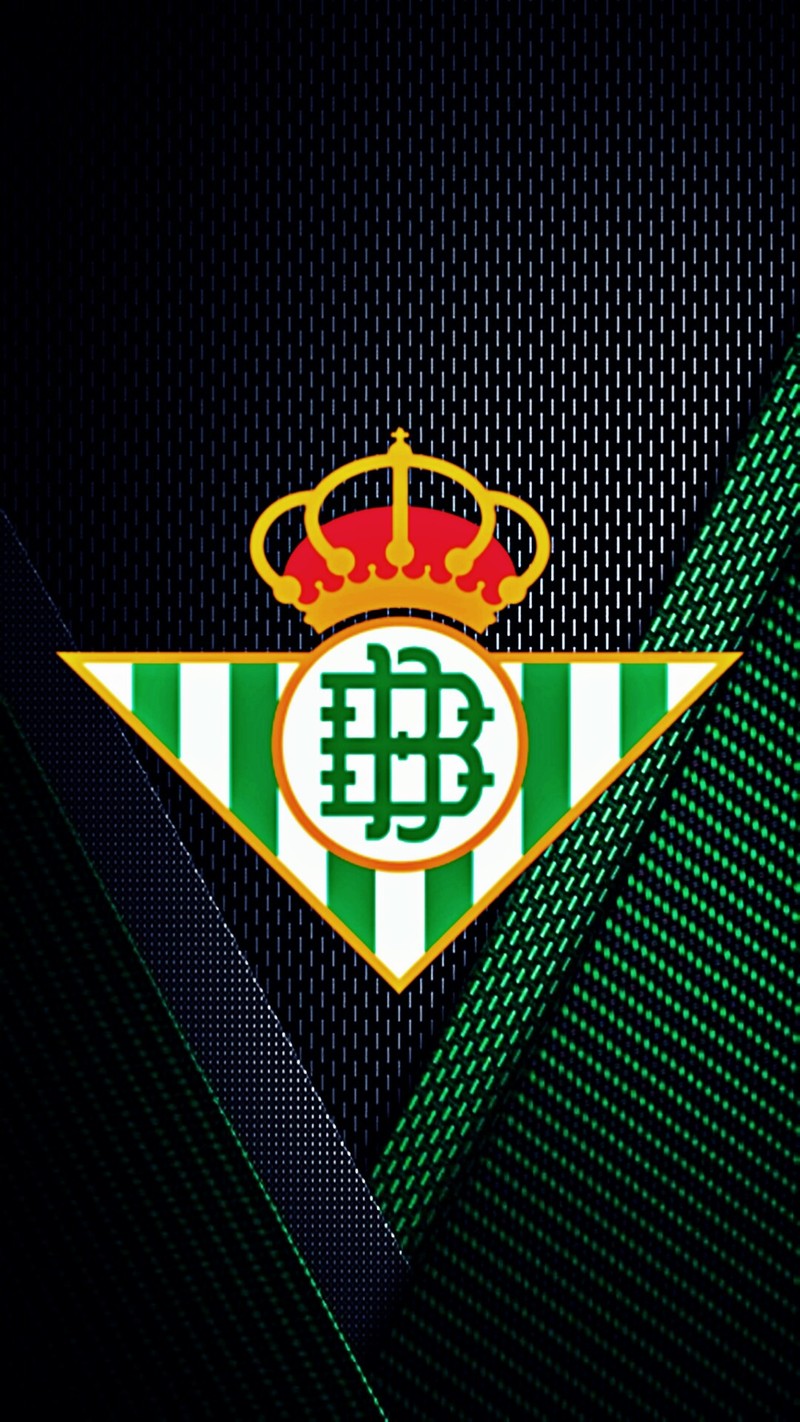 Крупный план футбольной футболки с короной на ней (betis, футбол)