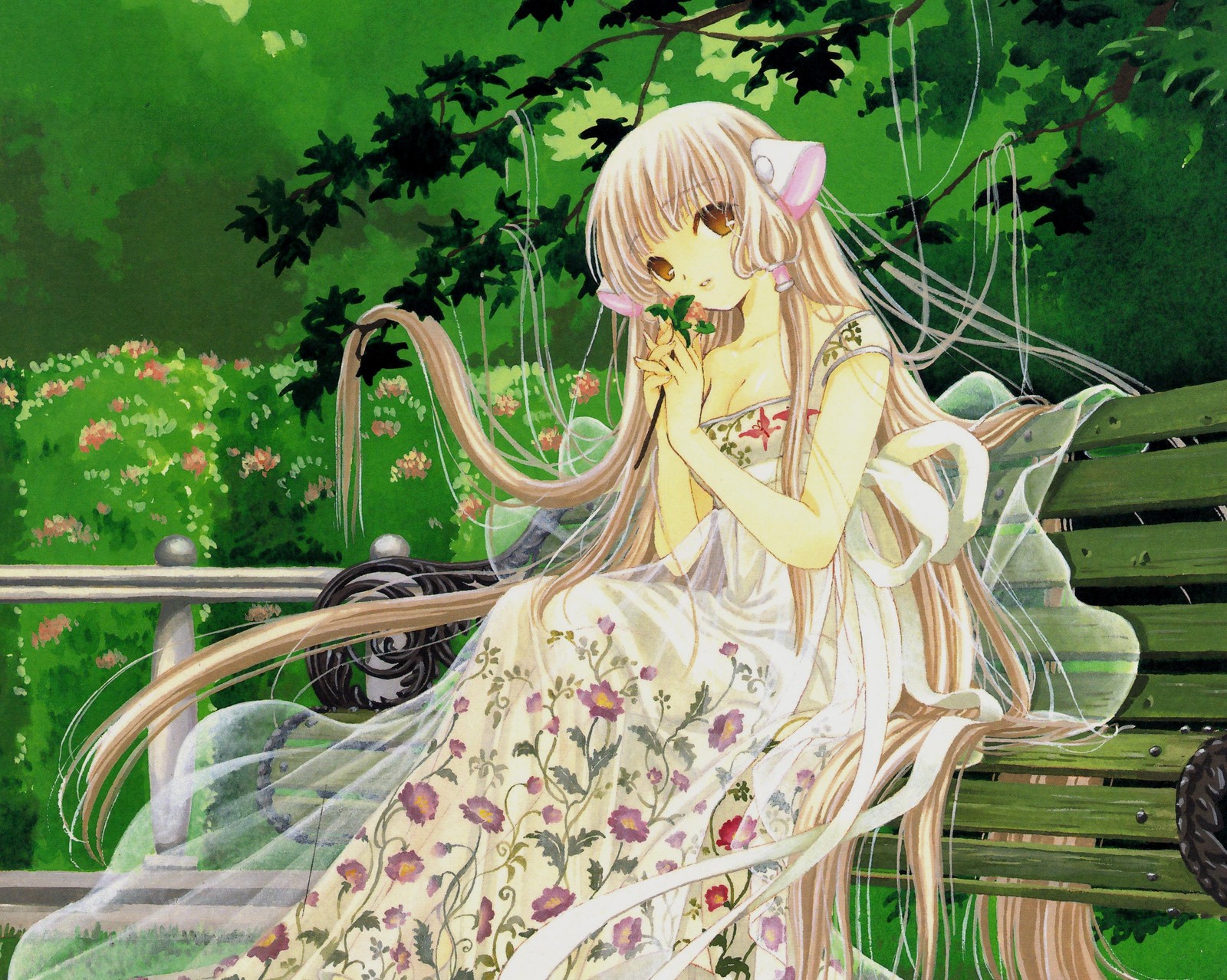 Baixar papel de parede chii, chobits, clamp