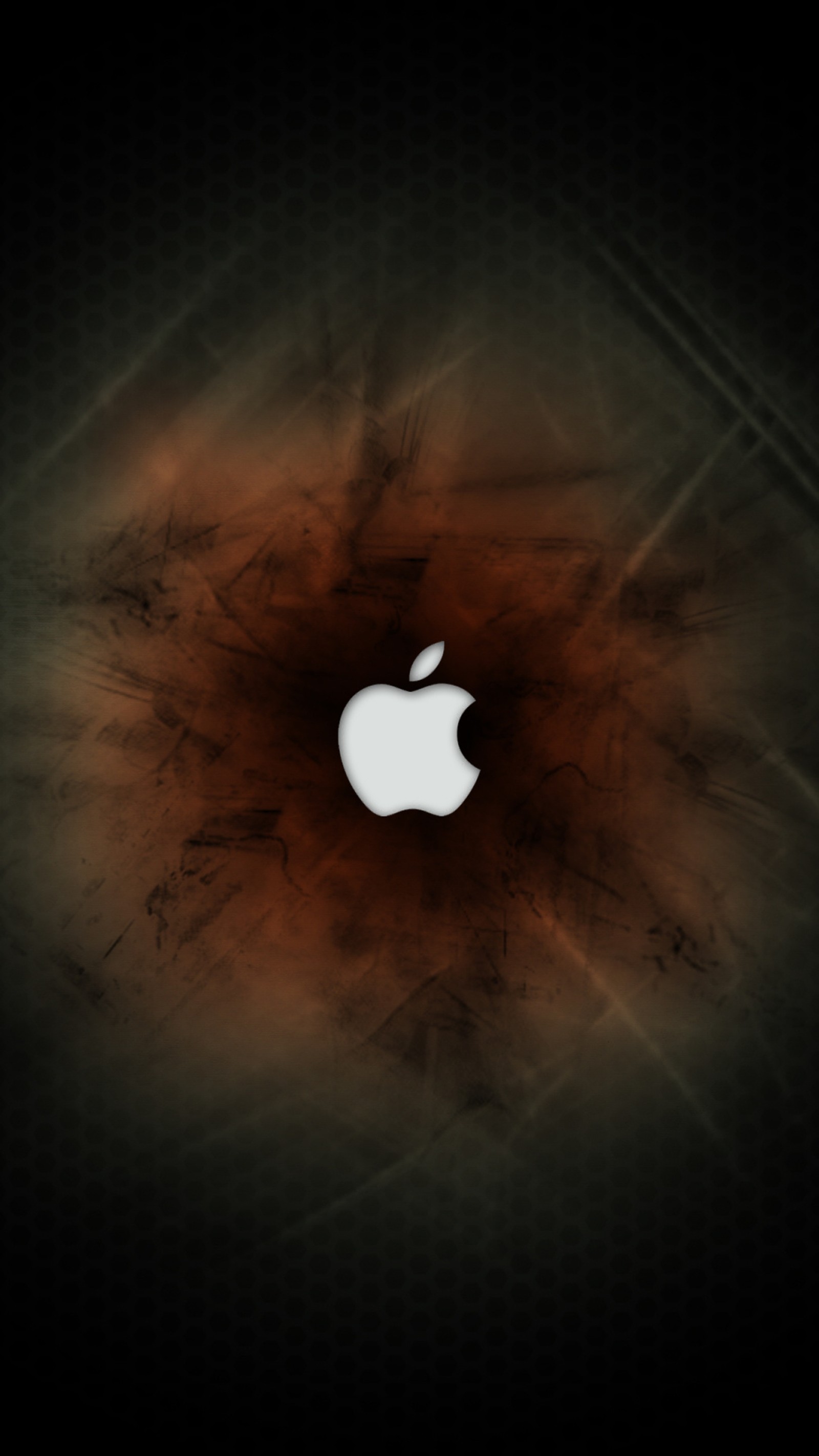 Hay un logo de manzana blanca en un fondo oscuro (manzana, appstore, ios, itunes, logotipo)