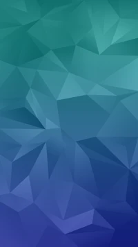 Fond polygonal abstrait en dégradé de bleu et vert - design vectoriel 1080p HD