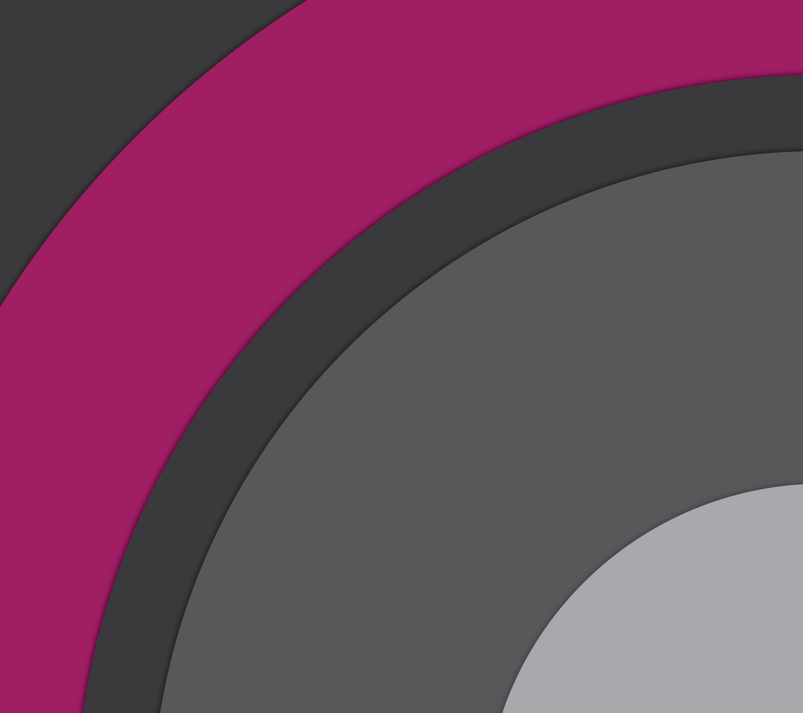 A close up of a colorful circular design with a black background (clean, design, material design, modern)