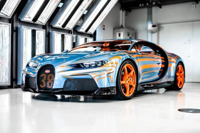 bugatti chiron super sport vague de lumière, edición limitada, 2022, coches, fondo de pantalla 4k