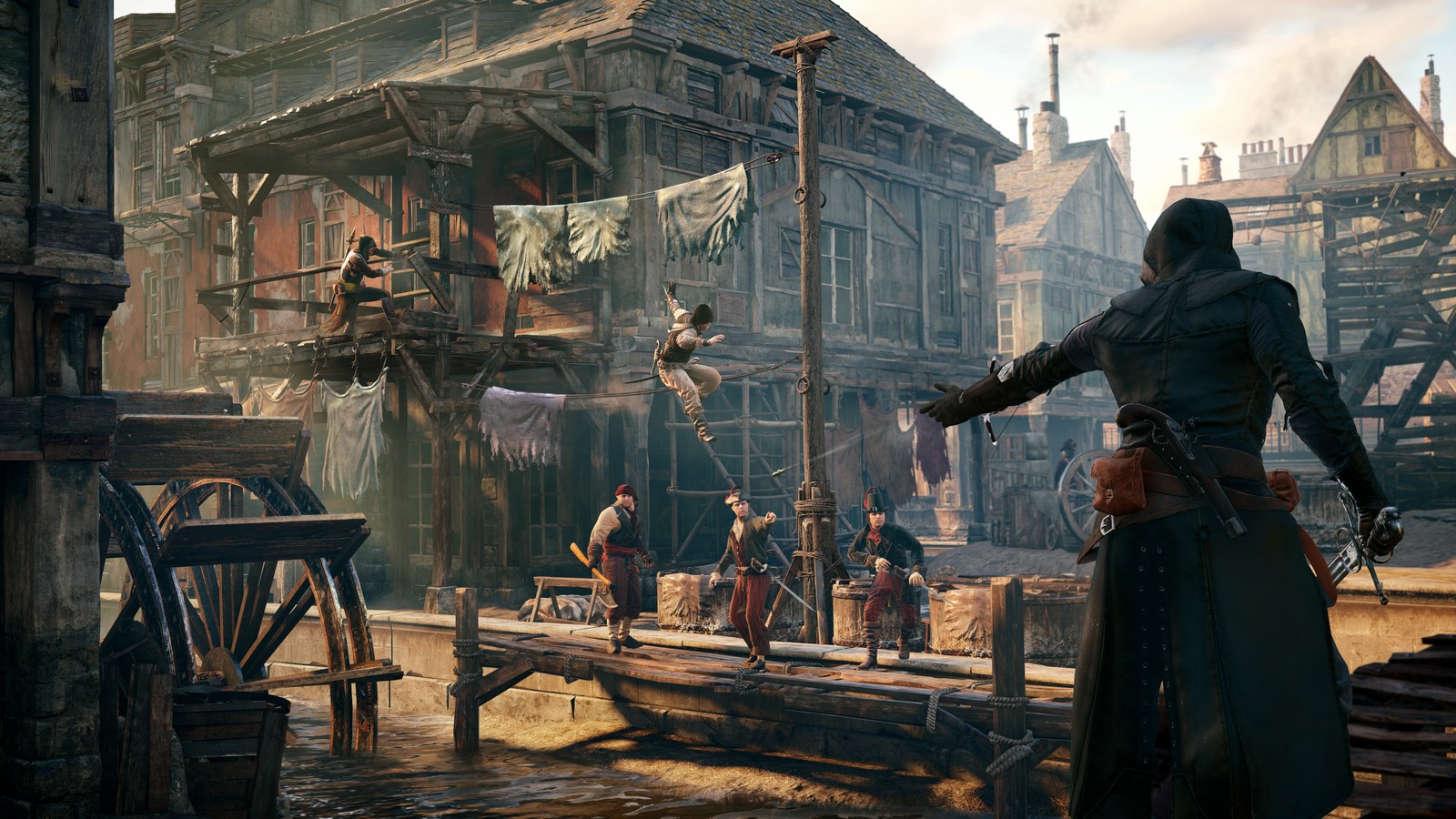 Скачать обои assassins creed unity, арно дориан, arno dorian, ubisoft, открытый мир