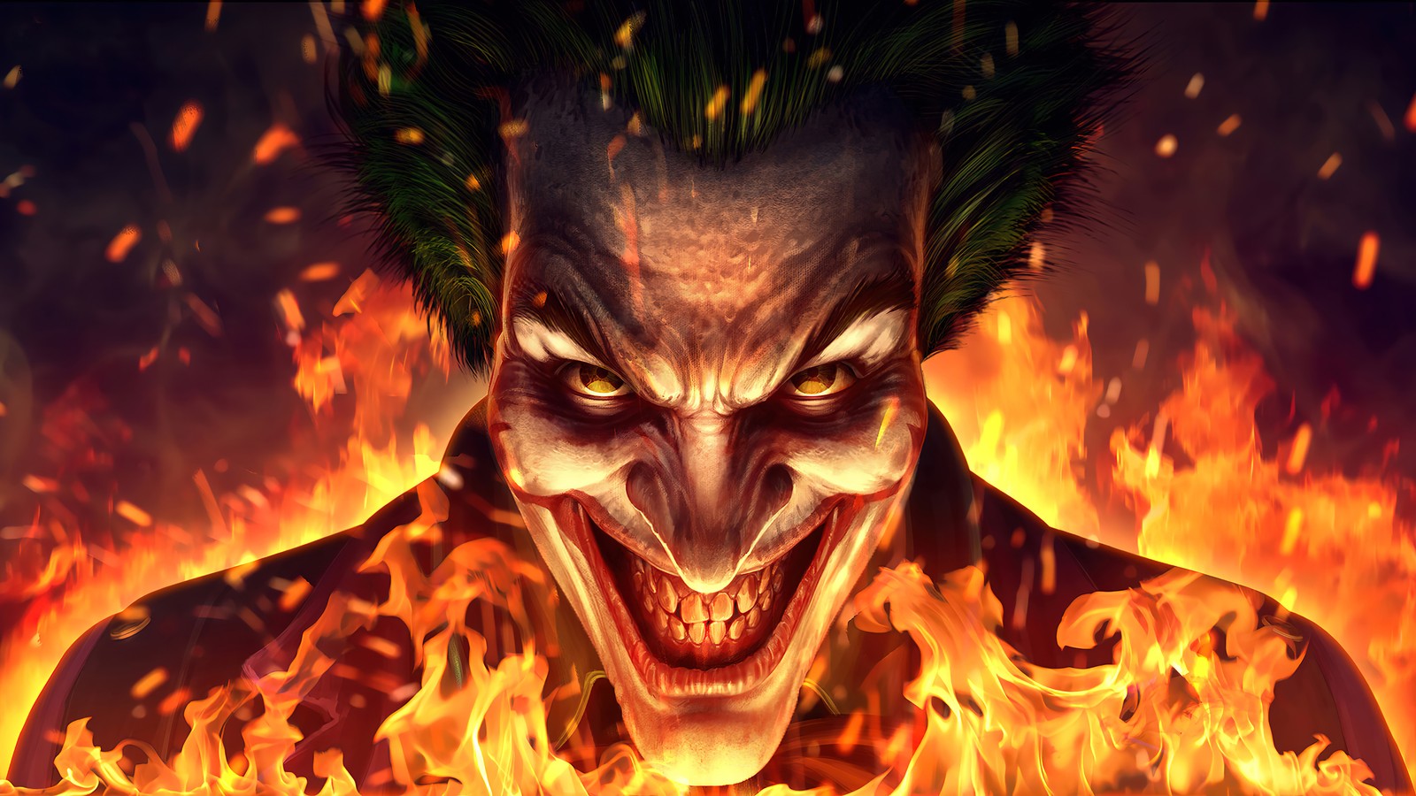 Descargar fondo de pantalla joker, dc comics, supervillano, mal, sonrisa