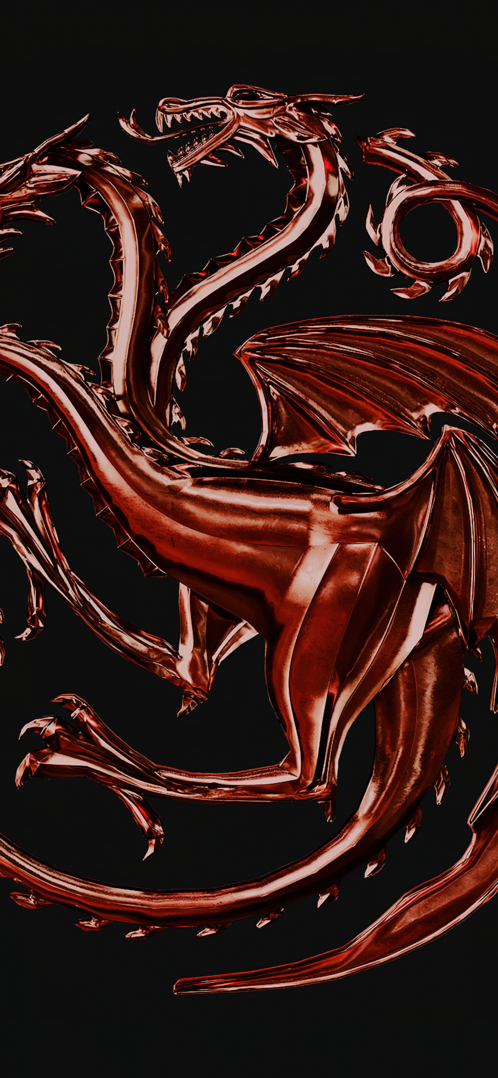 Hay un dragón rojo con un fondo negro (casa targaryen, precuela, arte, líquido, patrón)