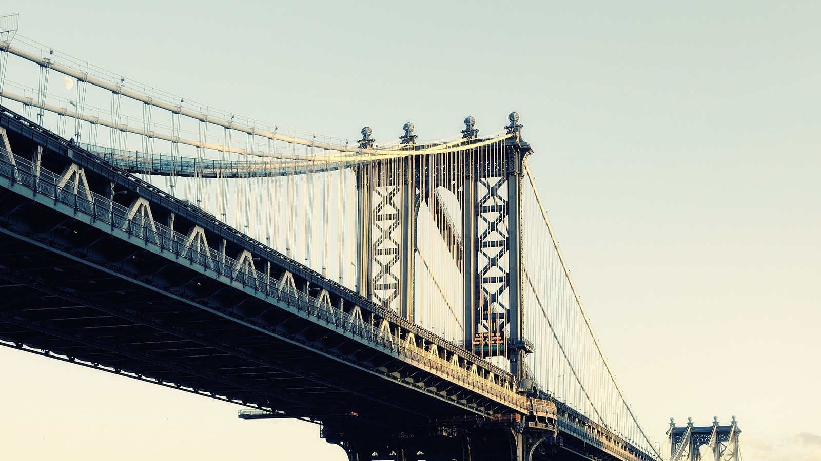 manhattan bridge, bridge, suspension bridge, extradosed bridge, cable stayed bridge wallpaper